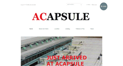 Desktop Screenshot of acapsule.com